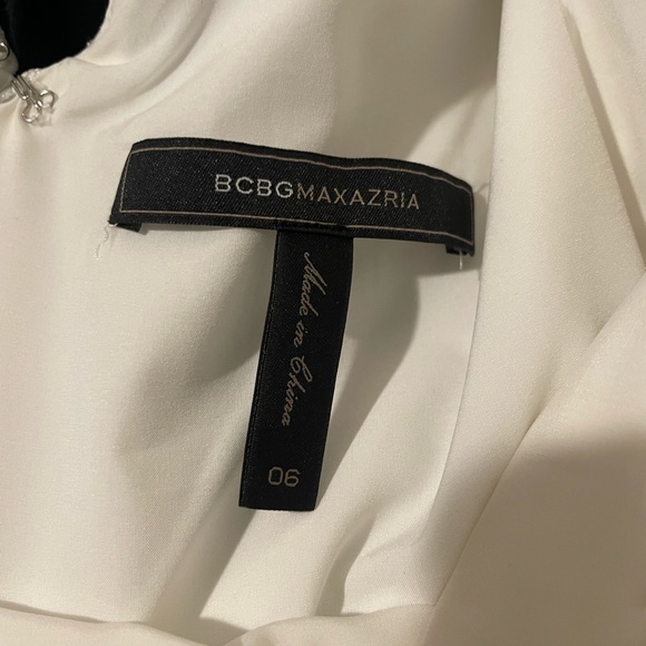 White BCBG high low evening gown - Picture 5 of 6